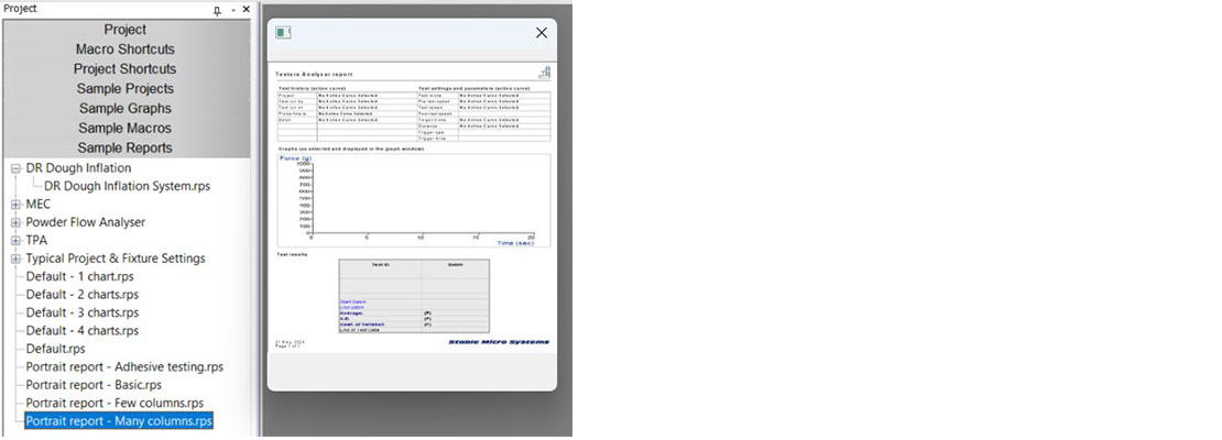 Example report