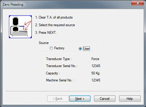 Loadcell window