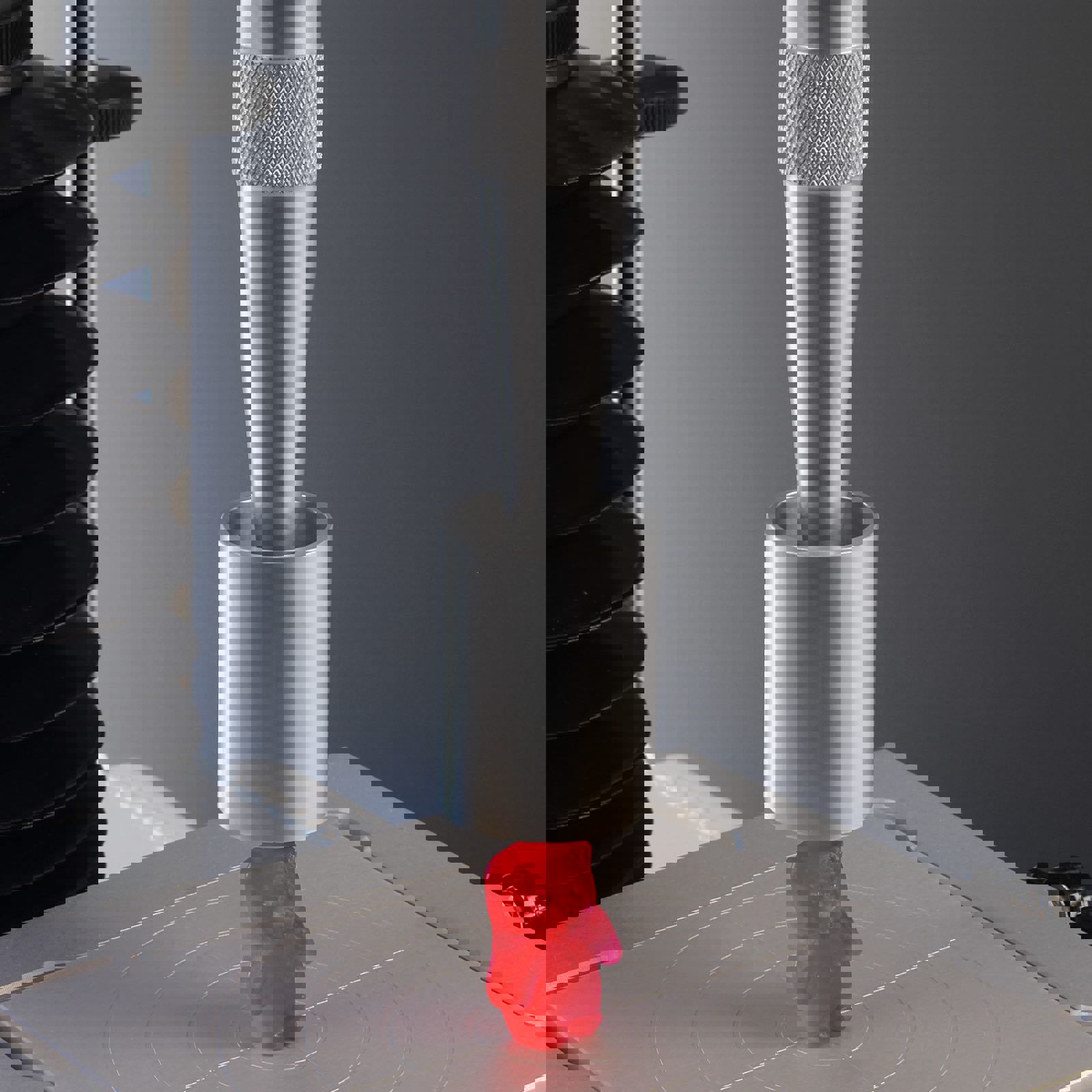 Typical compression test on a Texture Analyser
