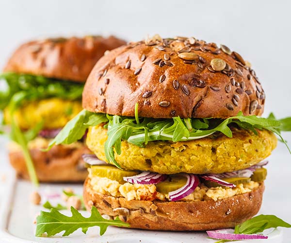 Plant based burger