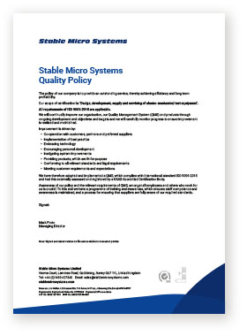 Quality policy