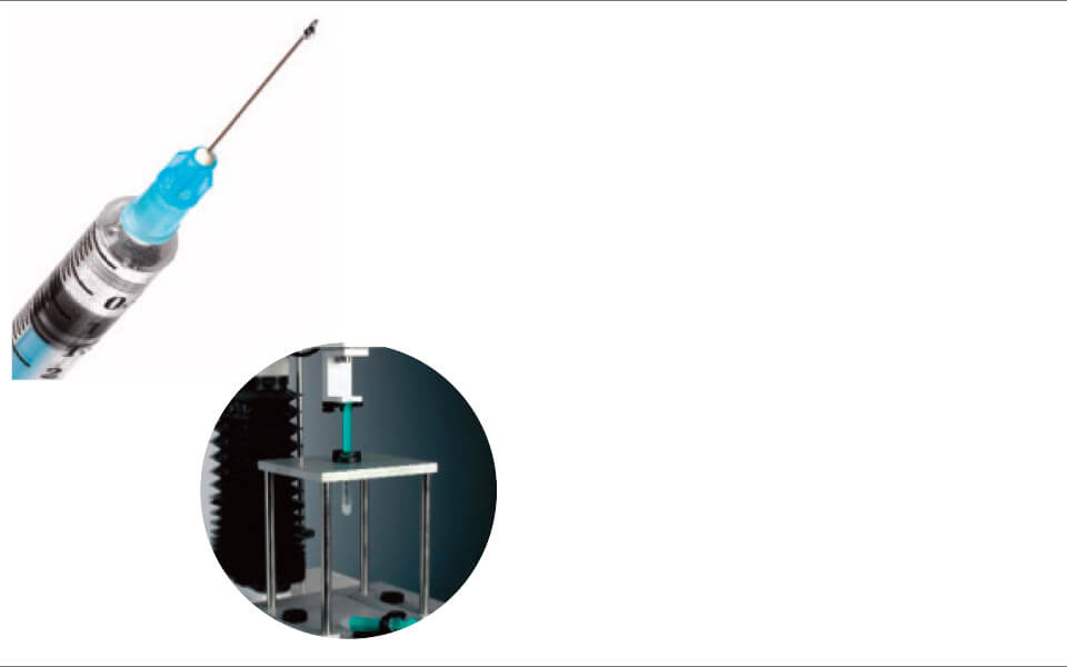 Syringeability measurement applications using the TA.XTplus Texture Analyser