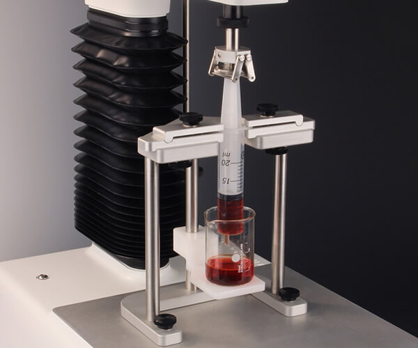 Syringe expulsion force test