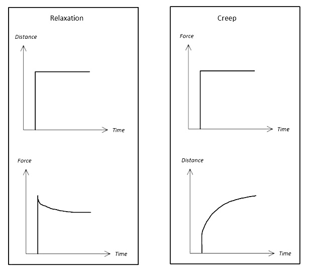 Viscoelasticity measurement graphs